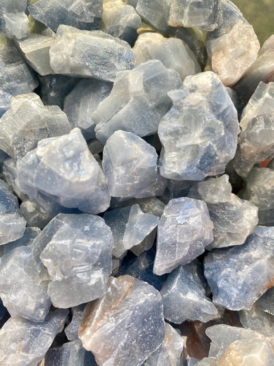 Blue Calcite Raw